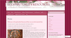Desktop Screenshot of ecospiritualityresources.com